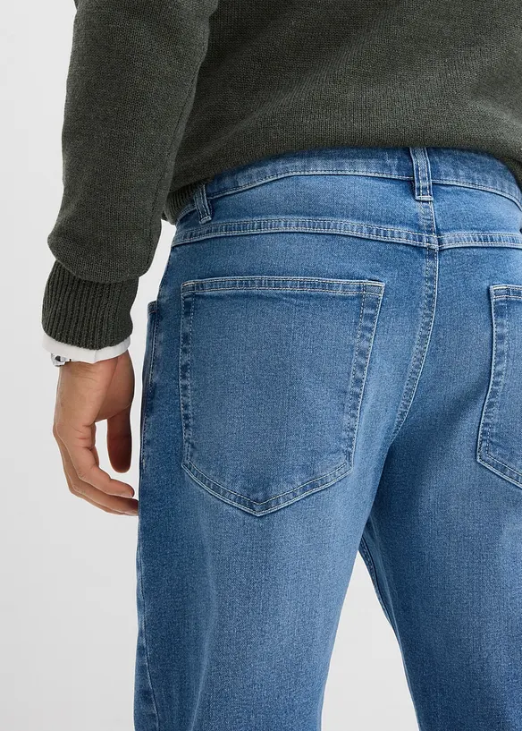 Jean extensible loose, droit, bonprix