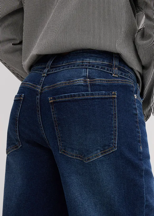 Jean large taille mi-haute, bonprix