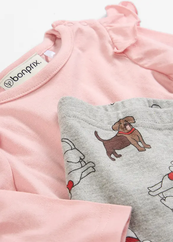 T-shirt manches longues et legging (ens. 2 pces), bonprix