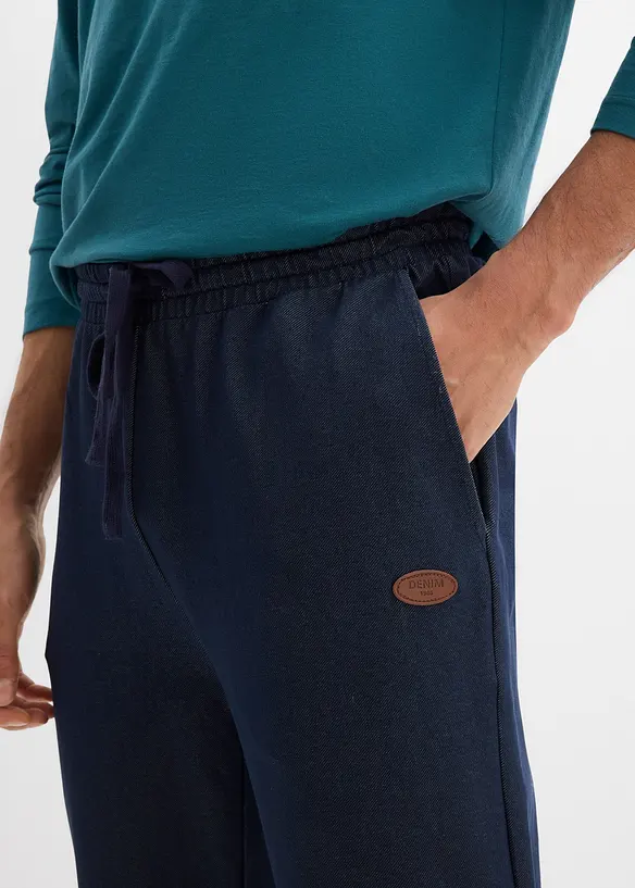 Pantalon de jogging aspect denim, bonprix