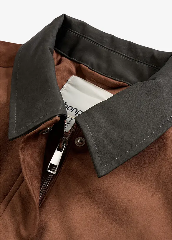 Veste en su&eacute;dine, bonprix