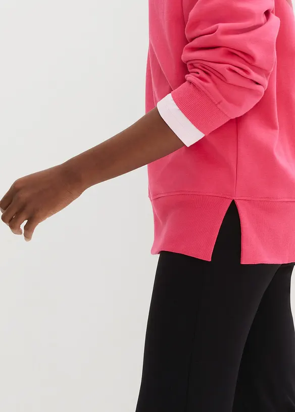 Sweat-shirt oversize en coton, bonprix