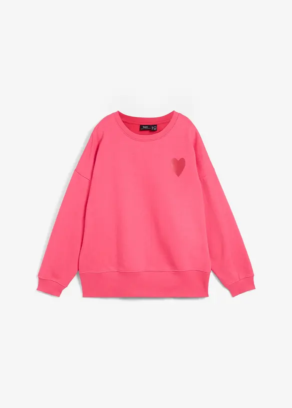 Sweat-shirt oversize en coton, bonprix