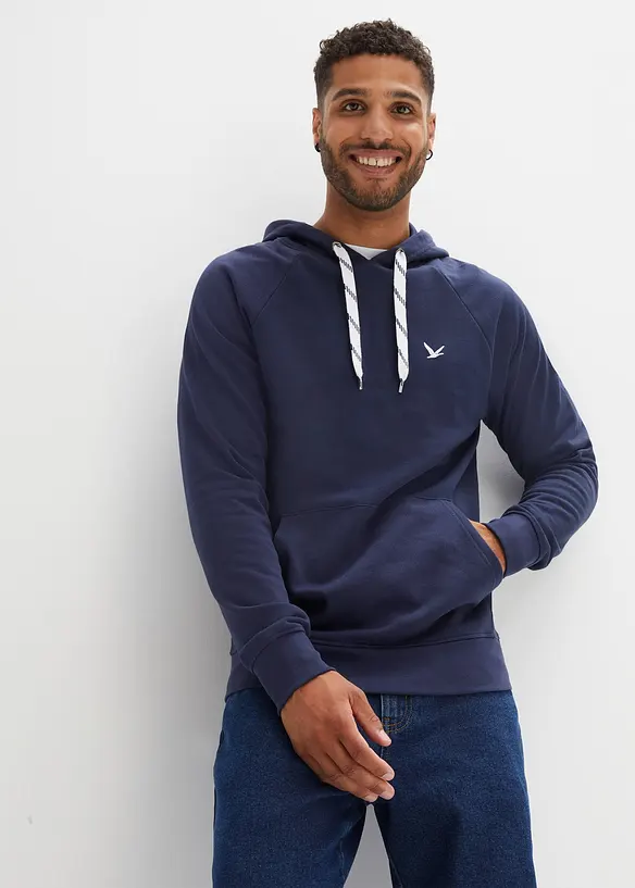 Sweat &agrave; capuche 100% coton, bonprix