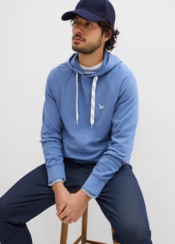 Sweat &agrave; capuche 100% coton, bonprix