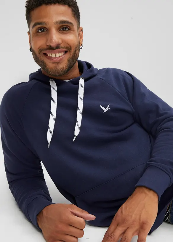 Sweat &agrave; capuche 100% coton, bonprix