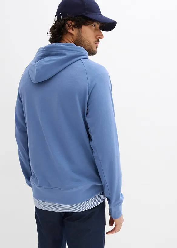 Sweat &agrave; capuche 100% coton, bonprix
