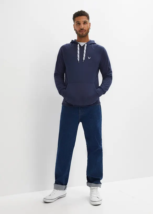 Sweat &agrave; capuche 100% coton, bonprix