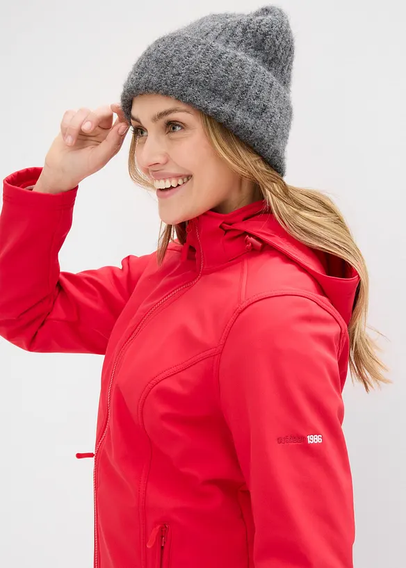 Parka d&eacute;perlante en softshell, bonprix