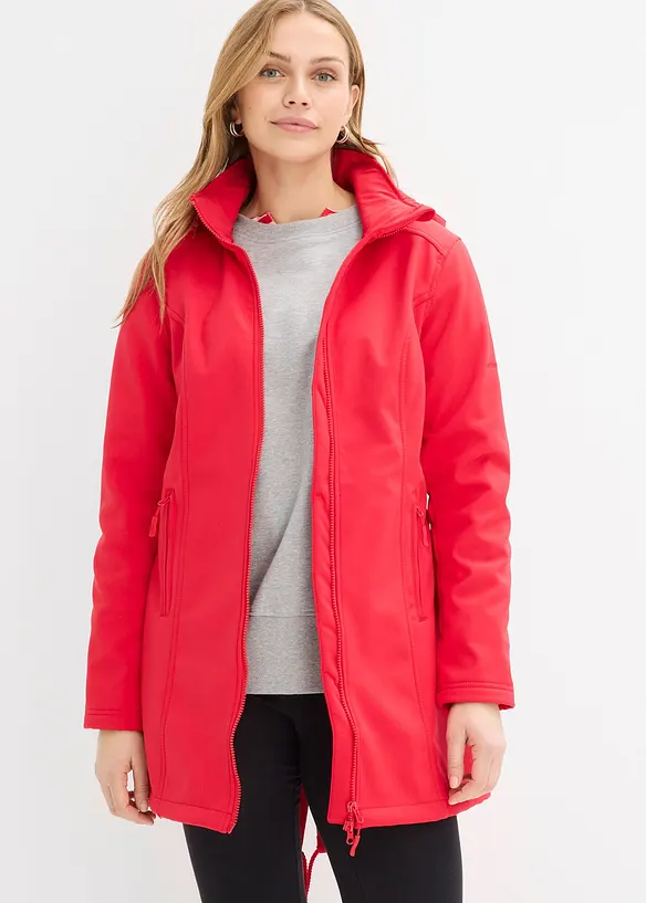 Parka d&eacute;perlante en softshell, bonprix