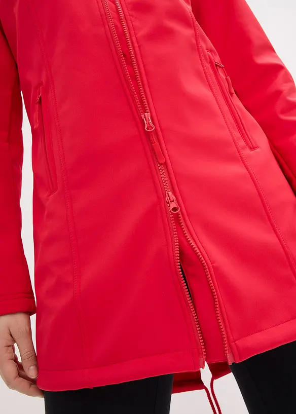 Parka d&eacute;perlante en softshell, bonprix