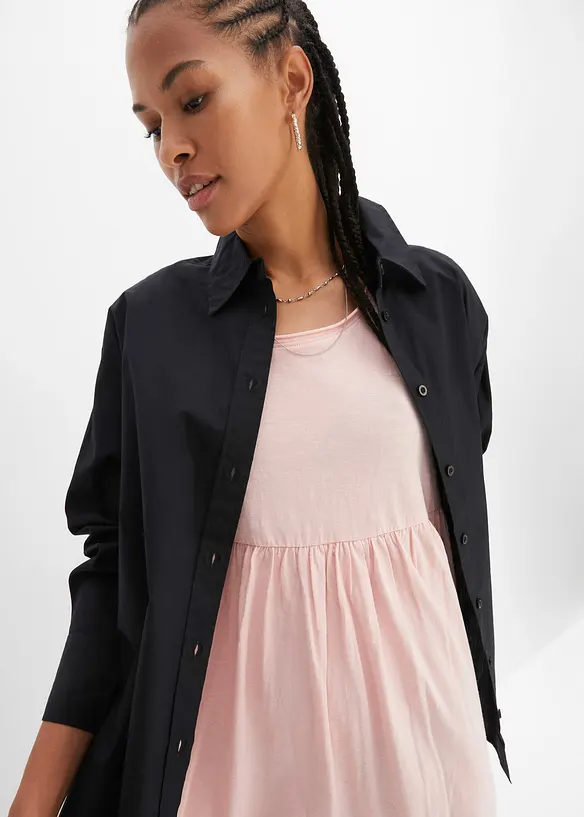 Robe midi 100% coton, bonprix