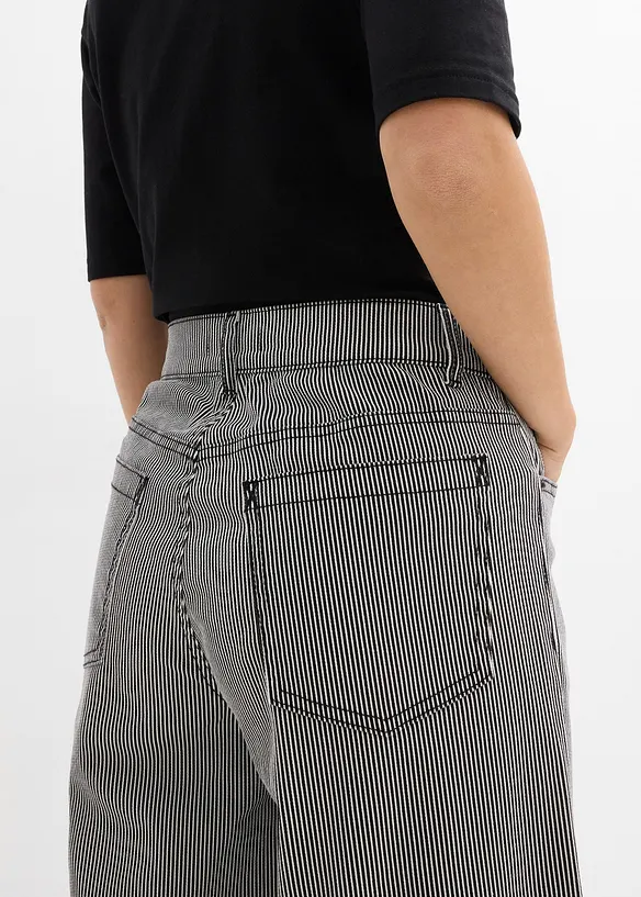 Pantalon ballon &agrave; rayures, bonprix