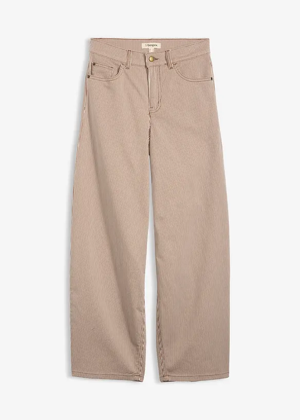 Pantalon ballon &agrave; rayures, bonprix