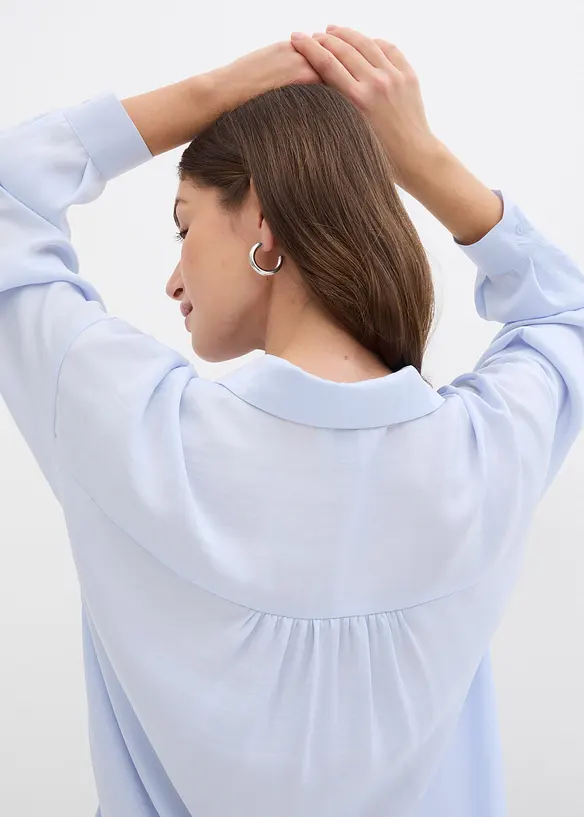 Chemisier en satin fluide, bonprix