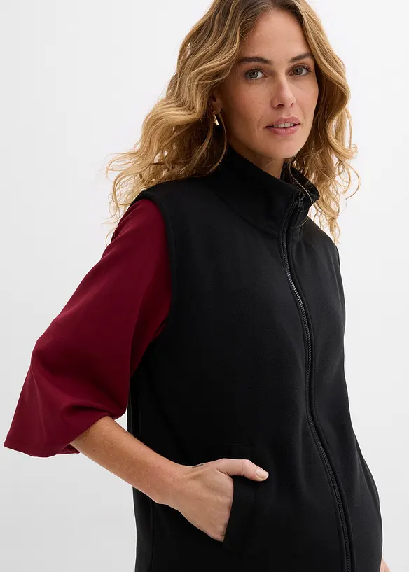 Gilet sans manches de grossesse et portage en polaire, bonprix