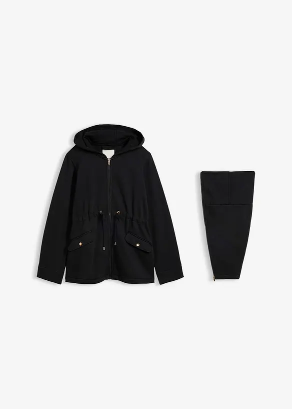 Veste zipp&eacute;e 2en1 pour la grossesse avec empi&egrave;cement de portage, bonprix