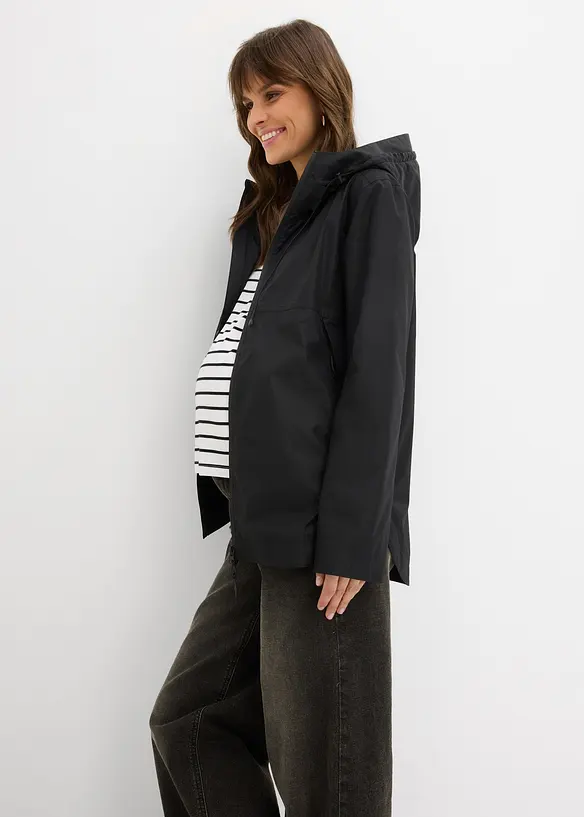 Veste de grossesse ultra-l&eacute;g&egrave;re imperm&eacute;able et coupe-vent, fonction portage, bonprix