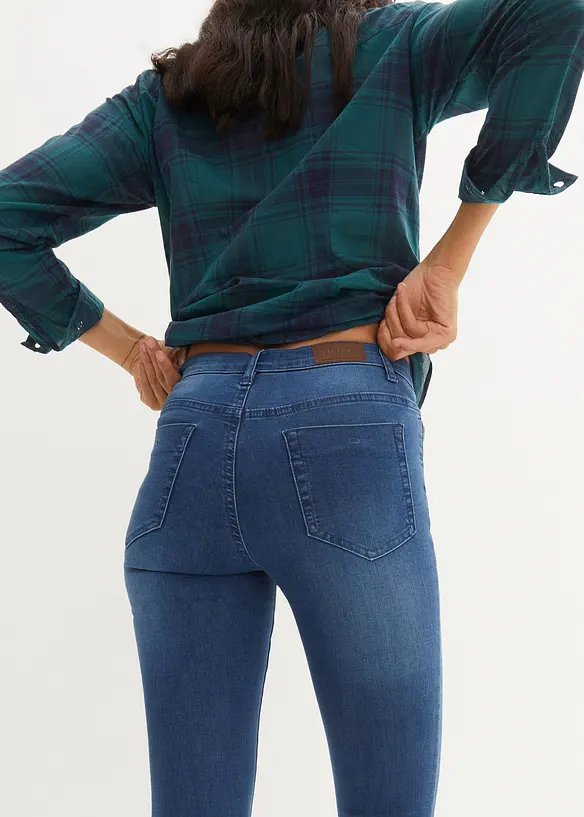 Jean slim taille haute, sculptant, bonprix