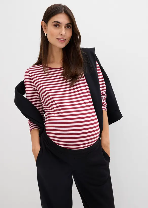 Pantalon de grossesse 2en1 &agrave; bande ventrale r&eacute;glable, bonprix