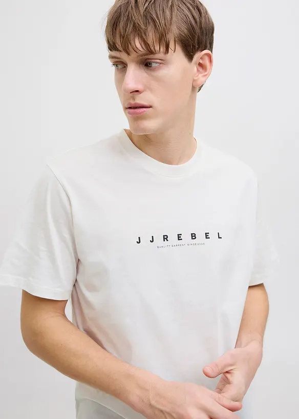 T-shirt JJ REBEL loose, 100% coton, JJ REBEL