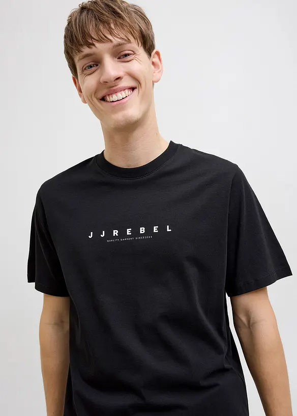 T-shirt JJ REBEL loose, 100% coton, JJ REBEL