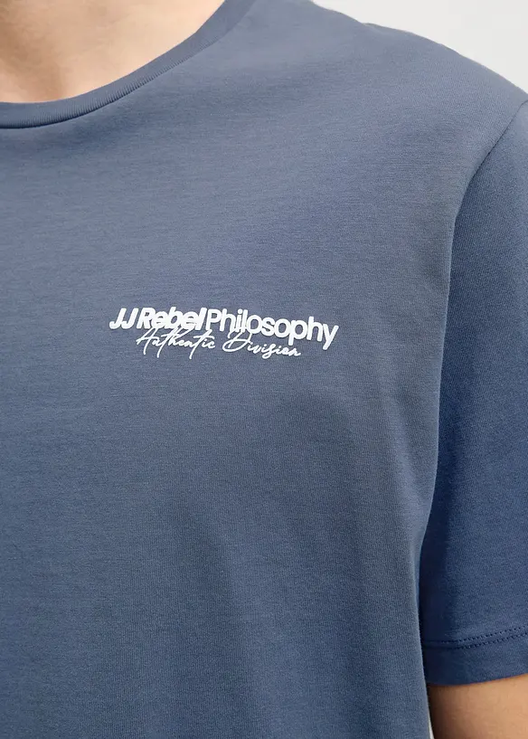 T-shirt JJ REBEL loose, 100% coton, JJ REBEL