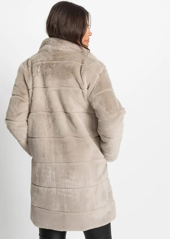 Manteau en tissu peluche, bonprix