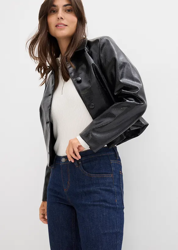 Jean flare taille mi-haute, bonprix