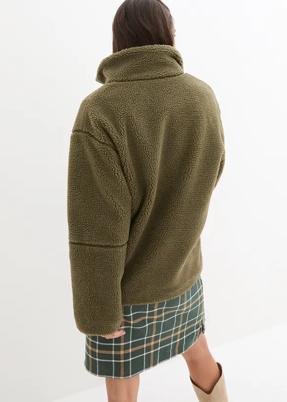 Veste en sherpa doubl&eacute;e, bonprix