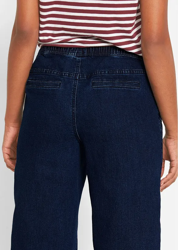 Jean large taille mi-haute, extensible, bonprix