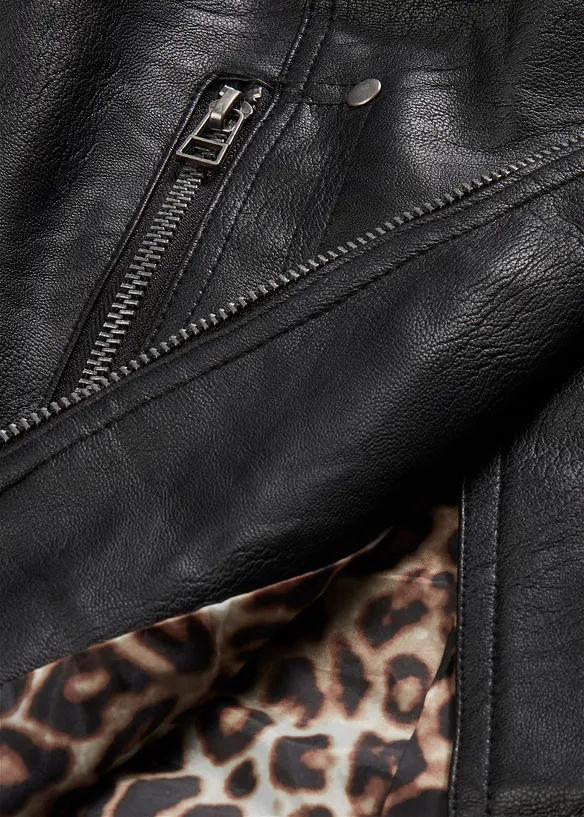 Veste biker, bonprix