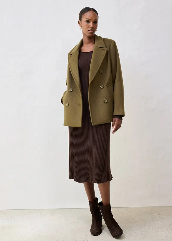 Caban en laine, bonprix