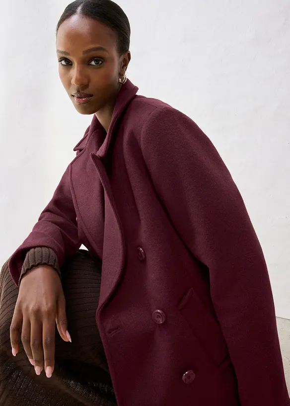 Caban en laine, bonprix