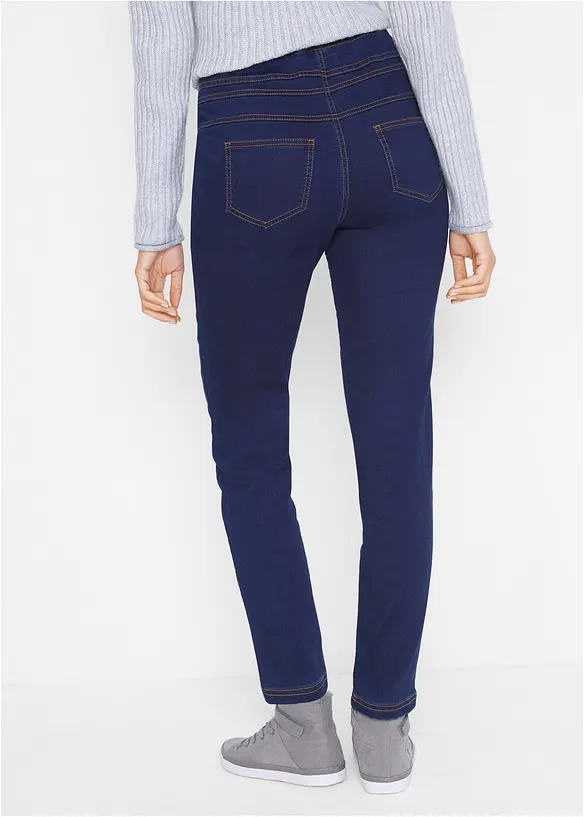 Jegging taille haute en mati&egrave;re thermique l&eacute;g&egrave;rement &eacute;lastique, taille confortable, bonprix