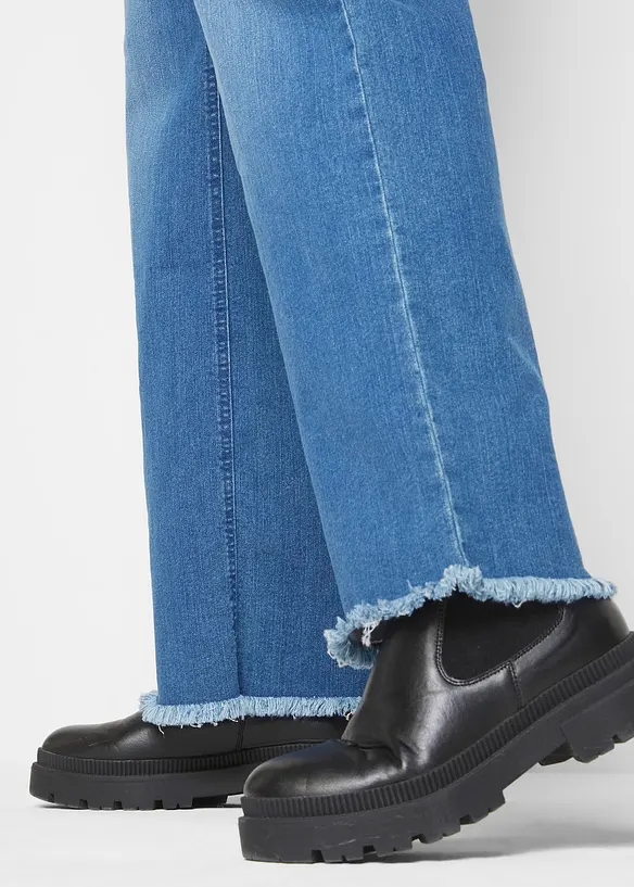 Jean large taille haute, bonprix