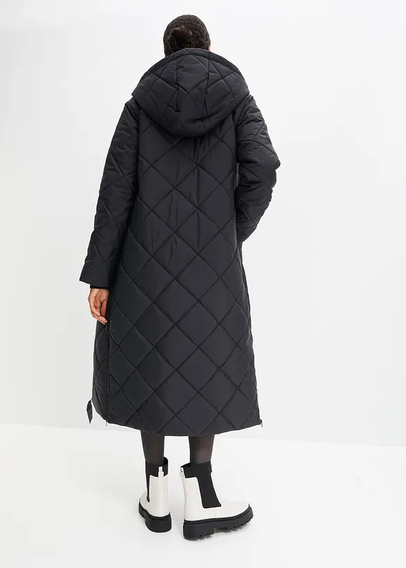 Manteau matelass&eacute; et rembourr&eacute; &agrave; capuche, bonprix