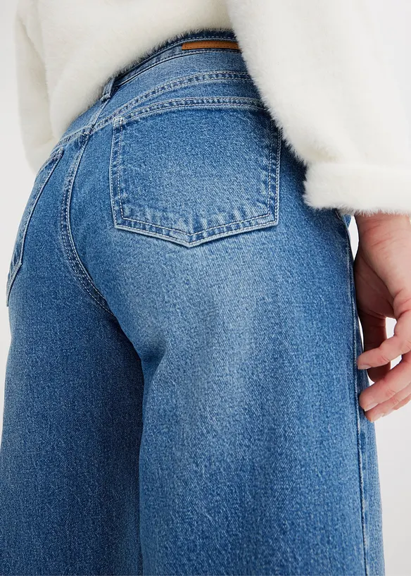 Jean large taille mi-haute, bonprix