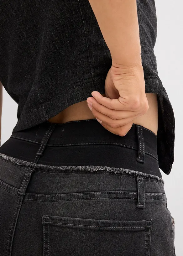 Jean large taille haute, bonprix