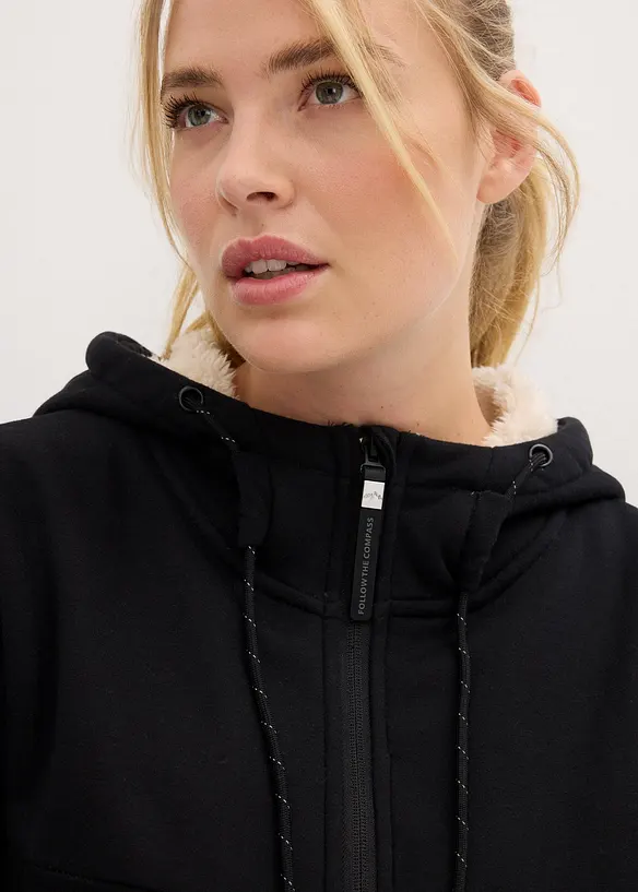 Veste polaire doubl&eacute;e sherpa, bonprix