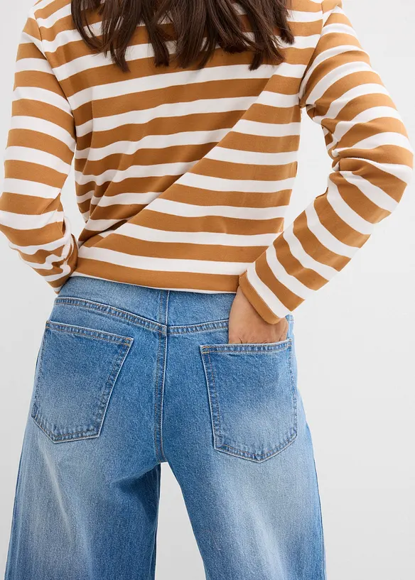 Jean large taille mi-haute, bonprix