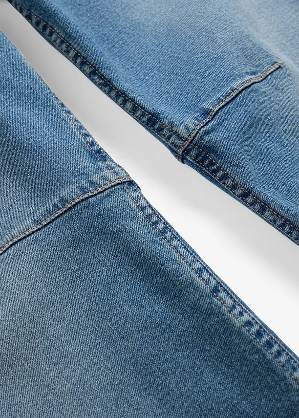 Jean barrel, taille mi-haute, bonprix