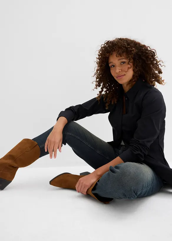 Jean mom taille haute, bonprix