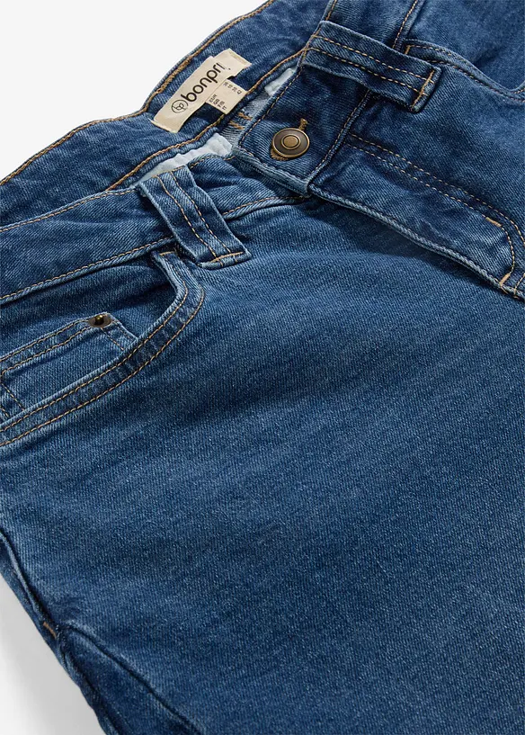 Jean barrel taille mi-haute, cropped, bonprix