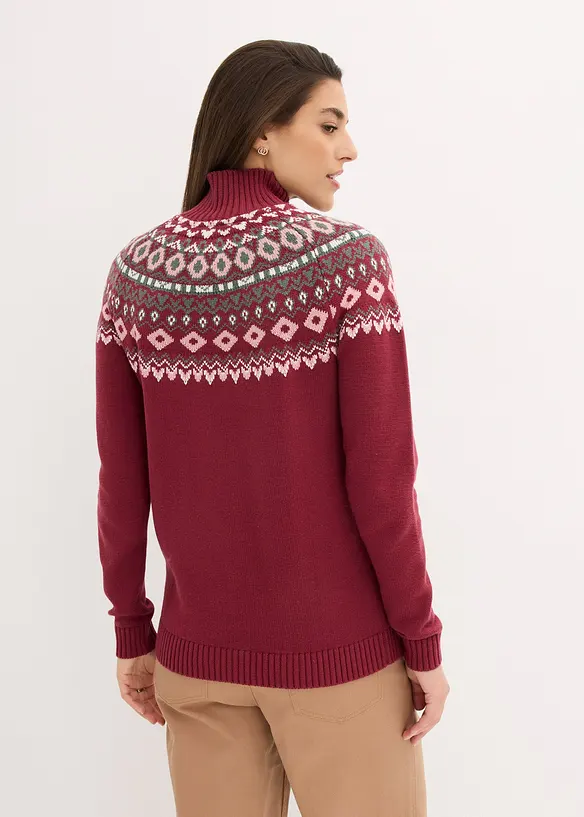 Pull &agrave; col roul&eacute;, bonprix