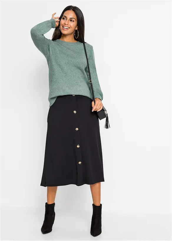 Pull &agrave; manches ballon, bonprix