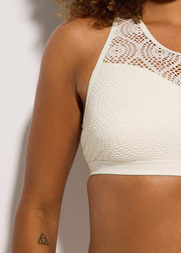 Haut de bikini brassi&egrave;re avec dentelle, bonprix