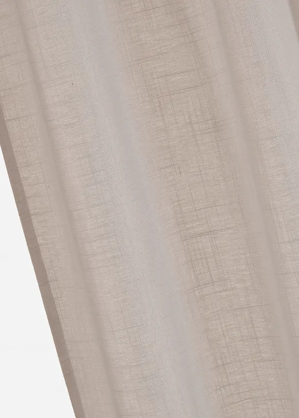 Voilage textur&eacute; (1 pce), bonprix