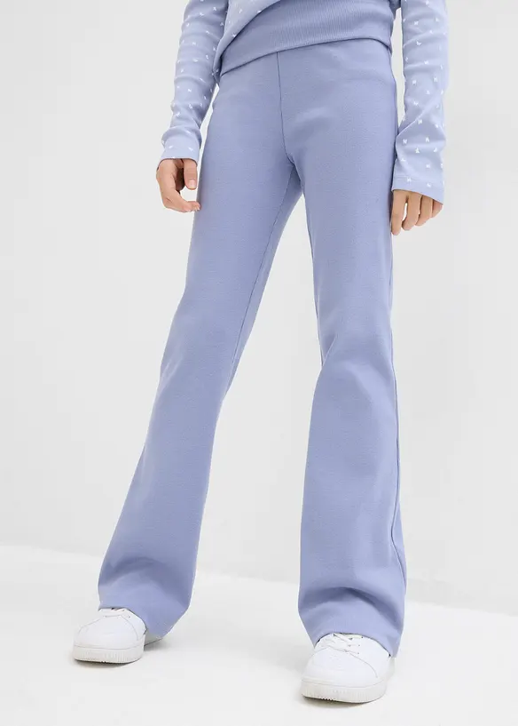 Pantalon en jersey de coton c&ocirc;tel&eacute;, bonprix