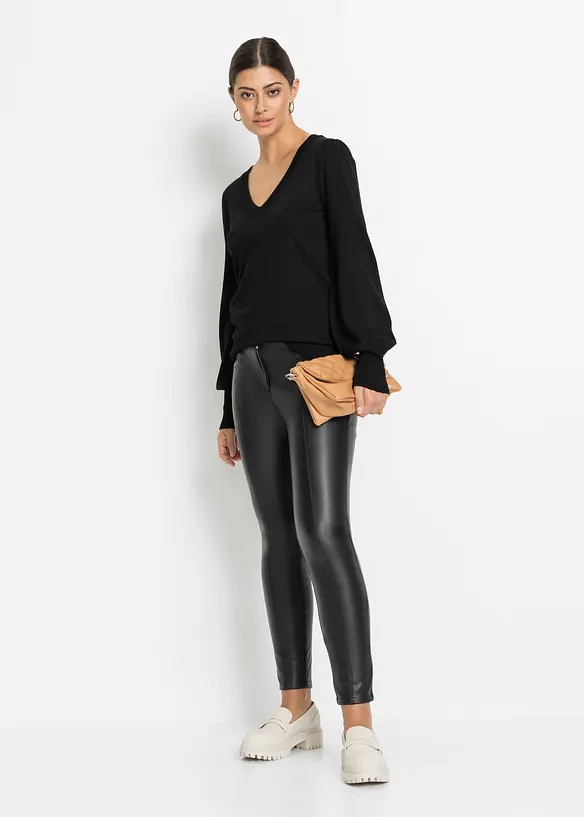 Pull en fine maille, viscose majoritaire, bonprix